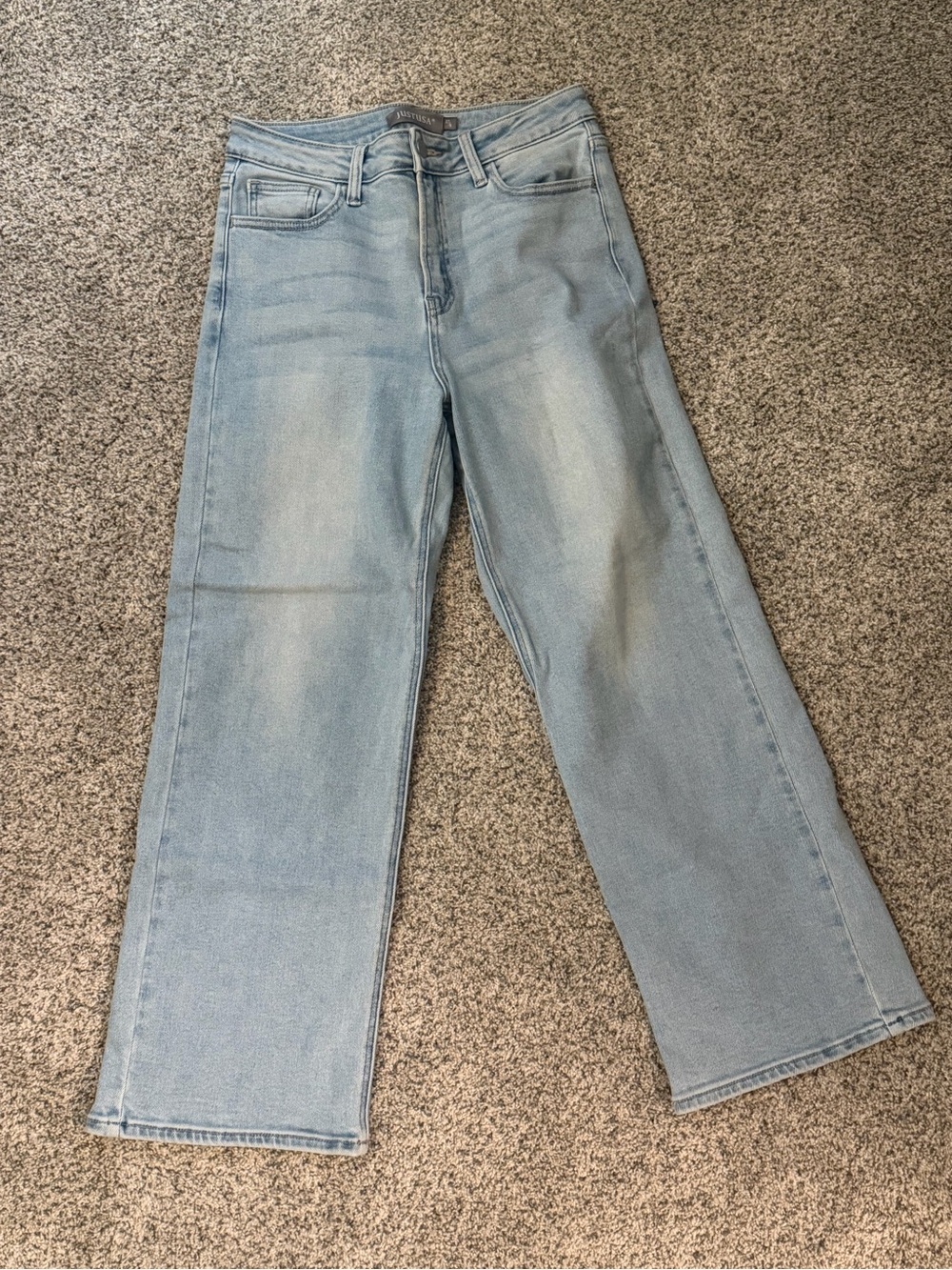 Just USA Light Blue Wide Leg Jeans